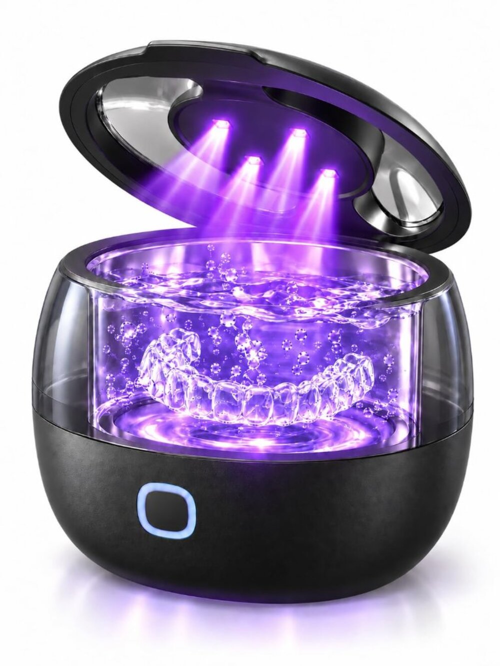 NEW DeepClean Ultrasonic Retainer Cleaner Machine 45kHz Crevice Cleaning + UV-C